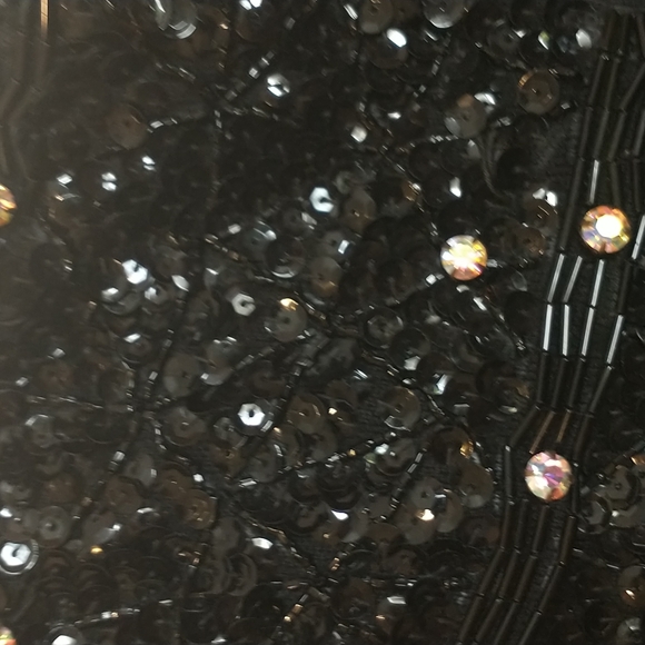 Vintage Antique Beaded Sequined Dress Unbranded Made in Hong Kong Size 34 - Picture 8 of 10